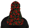 Red Floral Silky Durag
