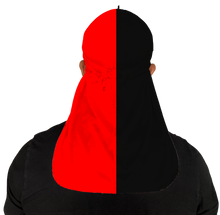  Red and Black 2 Tone Silky Durag
