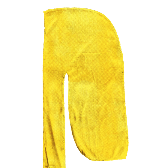 Vibrant Yellow Velvet Durag