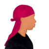 Deep Magenta Velvet Durag